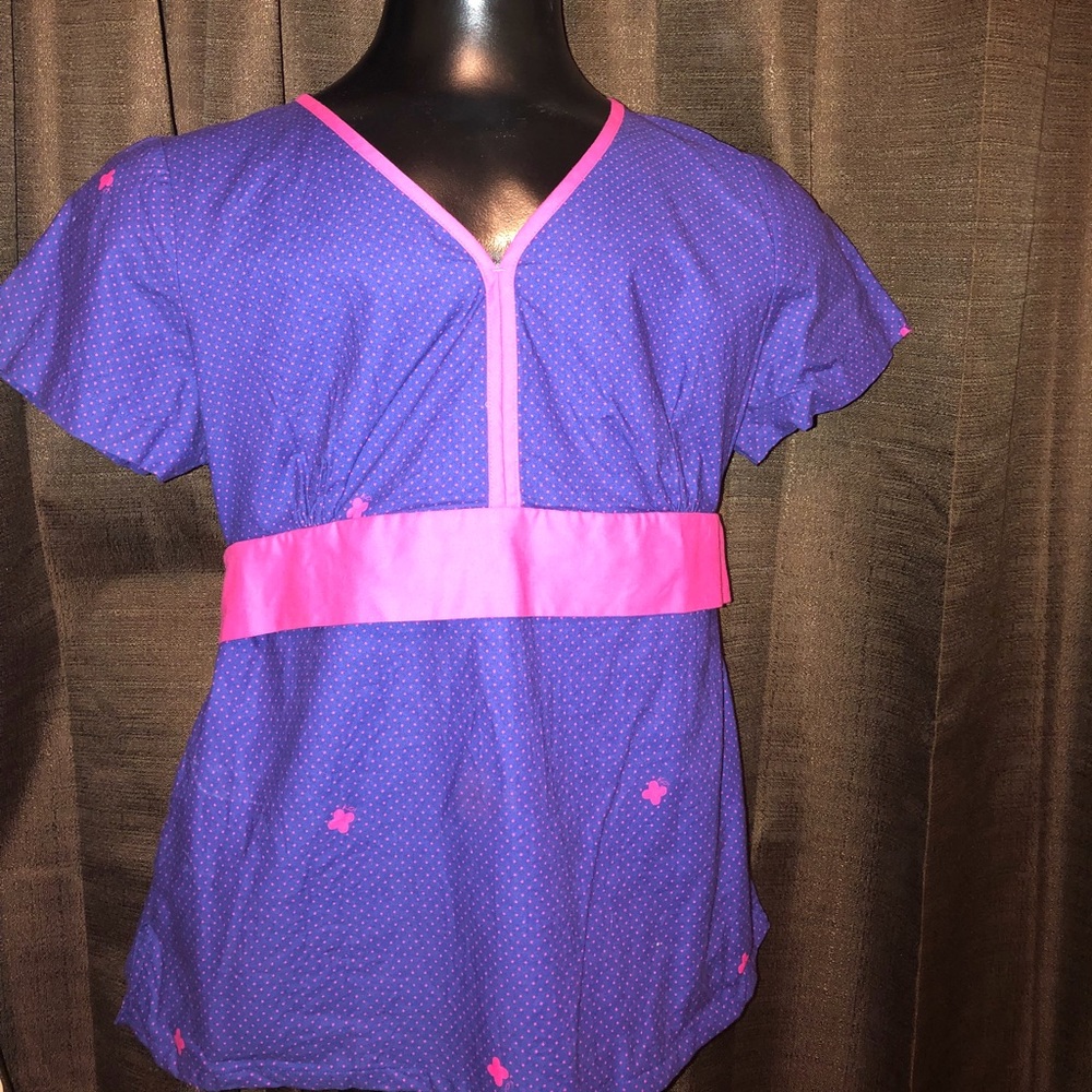 Koi scrub top L